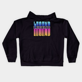 Legend Typography Kids Hoodie